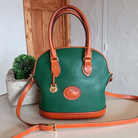 Dooney & Bourke Handbags - Dooney & Bourke (Fir Green) Norfolk Satchel/Shoulder bag